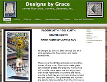 Tablet Screenshot of designsbygrace.biz